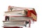 Stack red file Office folder