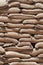 Stack of sandbags