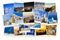 Stack of Santorini photos