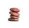 Stack Stone Pebble Isolated on white background Zen Balance Wellness Yoga Spa Nature Travel concept,Mindfulness Japanese Lifestyle