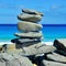 Stack of stones on a beach