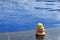 Stack of stones on pool edge