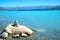 Stack stones at Pukaki lake