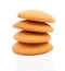 Stack of sweetmeal digestive biscuits