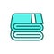 Stack towels icon. Housekeeping vector illustration.