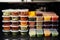 Stackable food storage containers for kitchen organization and freshness preservation