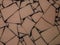 Stacked ceramic tile floor pattern background,