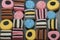 Stacked liquorice all sorts