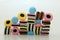 Stacked liquorice all sorts