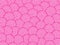 Stacked pink circles abstract background design