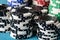 Stacked Poker Chips