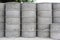 Stacked round cement block circles for sale