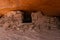 Stacked Stone Grainery Built Into The Cliffs of Aztec Butte