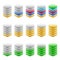 Stacked tower abstract server, HDD, hosting or building construction icon