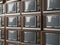 Stacked Wall Of Vintage Televisions