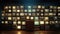 Stacked Wall Of Vintage Televisions. Generative AI