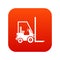 Stacker loader icon digital red