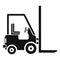 Stacker loader icon, simple style