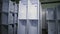 Stacks of inner cases for domestic fridges in plant storage