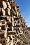 Stacks of logs of birch
