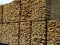 Stacks of lumber at saw mill