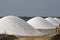 Stacks of Sea Salt in Sicily