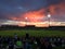 Stadium lights at a ballpark