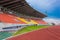 Stadium main stand and running track