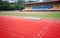 Stadium main stand and running track