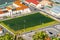 Stadium pitch in Gibraltar