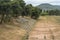 Stadium ruins at Sanctuary of Asklepios at Epidaurus Greece