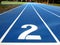 Stadium runway or athlete\\\'s track start number