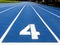 Stadium runway or athlete\\\'s track start number