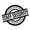 Staff Security rubber stamp