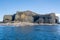 Staffa Island viewed from sea