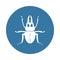 stag beetle icon. Element of insect icons for mobile concept and web apps. Badge style stag beetle icon can be used for web and mo
