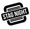 Stag night black stamp