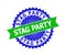 STAG PARTY Bicolor Clean Rosette Template for Stamp Seals