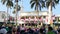 Stage atmosphere in front of the Majapahit Hotel before the commemoration of the tearing of the Dutch flag