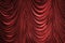 Stage classic burgundy curtains