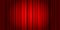 Stage curtains with spotlight beam. Realistic closed curtains in theater or cinema with stage light. Red fabric drapes background.