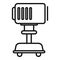 Stage director light device icon, outline style