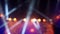 Stage lights at the music festival, defocused background