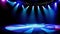 Stage Spotlight with Laser rays, Stage Podium Scene, Stage Background