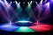 Stage Spotlight with Laser rays, Stage Podium Scene, Stage Background