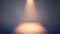 Stage white smoke spotlight background. 3D illustration