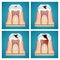 Stages progress dental caries