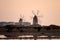 Stagnone Nature Reserve or natural reserve of the `Saline  dello Stagnone` near Marsala and Trapani, Sicily, Italy