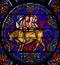 Stained Glass - The Adoration of the Golden Calf