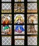 Stained Glass - Archangel Michael, Madonna and Child and Saint T